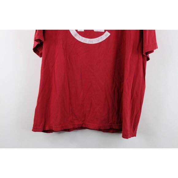 Vtg 90s Nautica Competition Mens XL Distressed Spell Out Short Sleeve T-Shirt - Picture 16 of 16